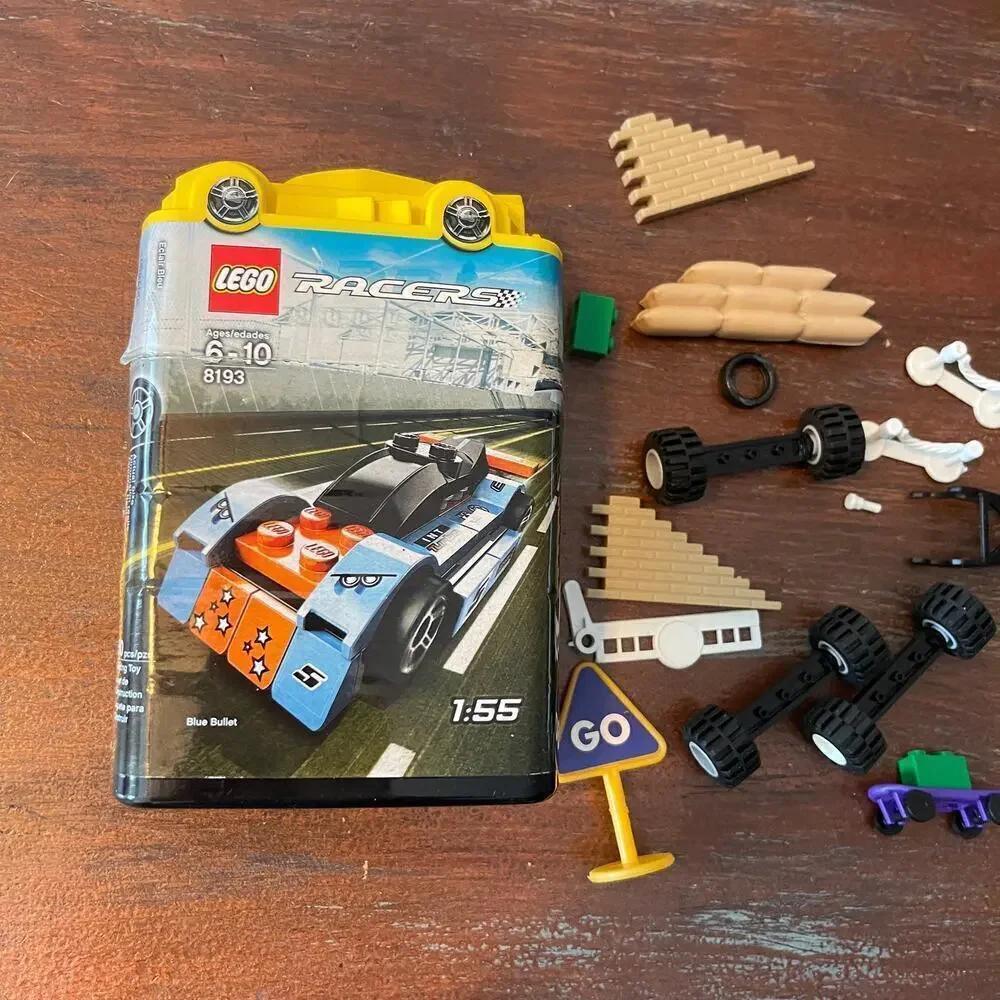 LEGO RACERS 8193 Incomplete + LEGO SPEED 75892 Incomplete Set